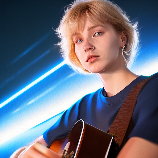 Guitarist profile picture for female
