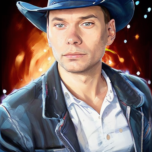 Cowboy profile picture for male