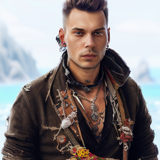 Pirate profile picture for male